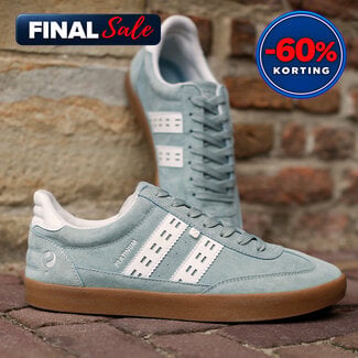 Q1905 Heren Sneaker Platinum - Mistgroen/OffWhite