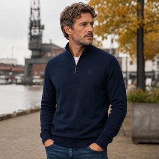 Q1905 Heren Trui Kralingen - Donkerblauw