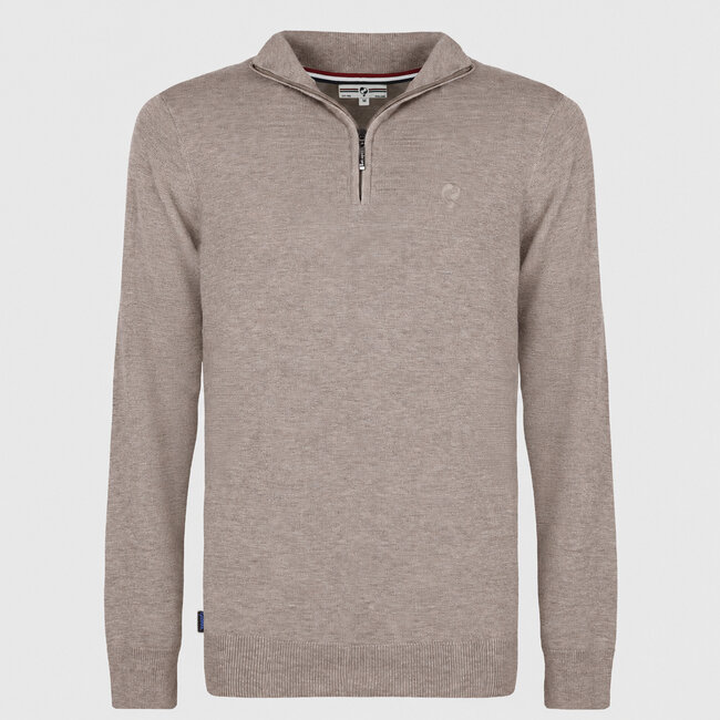 Men's Sweater Kralingen - Soft Taupe Melange