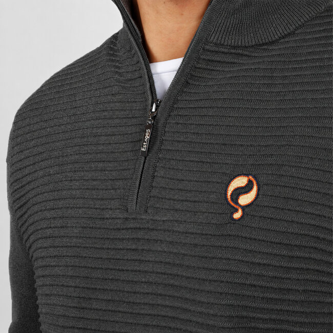 Men's Sweater Woudrichem - Stone Grey Melange
