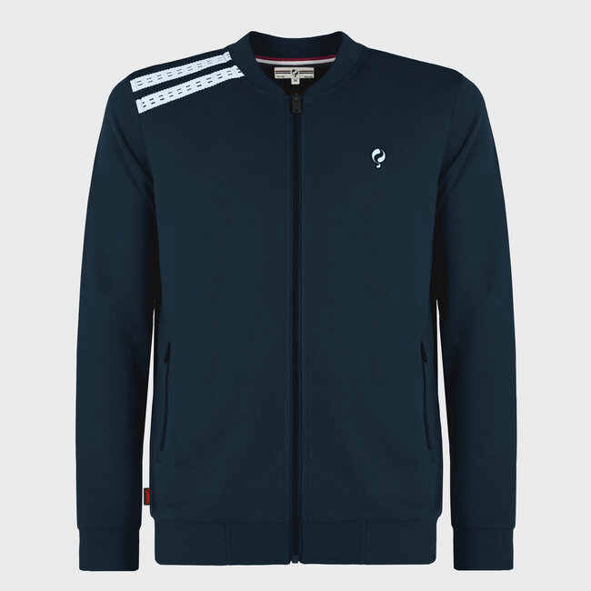 Men's Cardigan Tirns - Night Blue