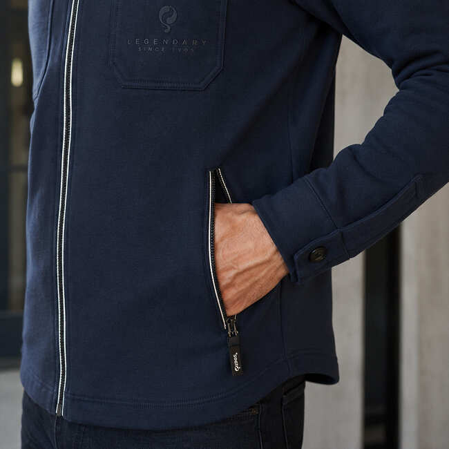 Heren Overshirt Ruinen - Nachtblauw