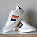Q1905 Men's Sneaker Platinum - White/Dark Blue/Orange
