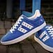 Q1905 Heren Sneaker Platinum - Koningsblauw/Wit