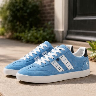 Q1905 Heren Sneaker Platinum - Lichtblauw/Wit