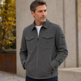 Q1905 Heren Overshirt Ruinen - Antraciet