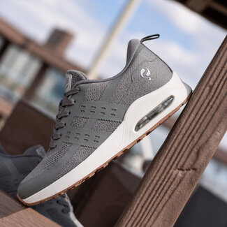 Q1905 Men's Sneaker Enkhuizen - Medium Grey/ White