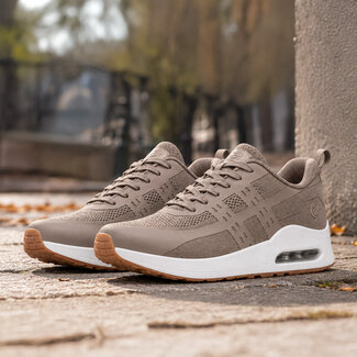 Q1905 Men's Sneaker Enkhuizen - Taupe/ White