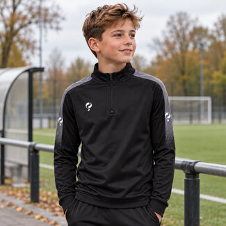 Q1905 Kids Sweater Foor Zwart / Grijs / Wit