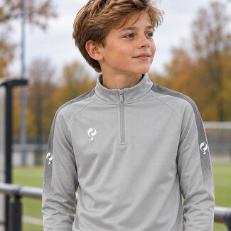 Q1905 Kids Sweater Foor Lichtgrijs / Grijs / Wit