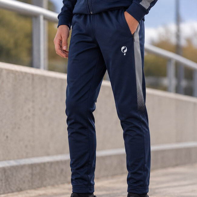 Q1905 Kids Training Pants Mahi Navy / Grey / White