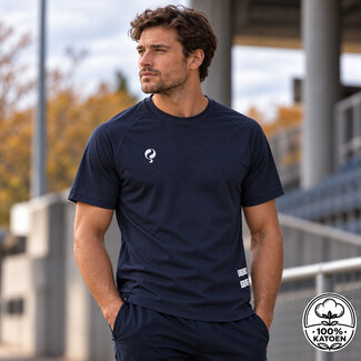 Q1905 Men's Training Shirt Sano-Navy Blue/White