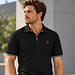 Q1905 Heren Polo Stroke - Zwart