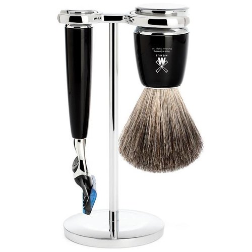 Muhle Scheerset Fusion Rytmo Zwart (3-delig) Muhle Scheerset Fusion Rytmo Zwart (3-delig)