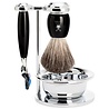 Muhle Scheerset Fusion Vivo Zwart (4-delig) Muhle Scheerset Fusion Vivo Zwart (4-delig)