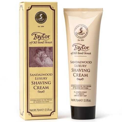 Taylor of Old Bond Street Scheercrème Sandalwood 75 ml Taylor of Old Bond Street Scheercrème Sandalwood 75 ml