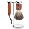 Muhle Scheerset Mach3 Vivo Pruimenhout (3-delig) Muhle Scheerset Mach3 Vivo Pruimenhout (3-delig)