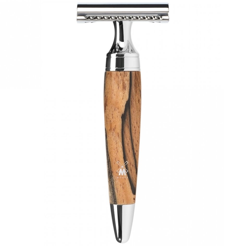 Muhle Double Edge Safety Razor Stylo Spalted Beech Mannenzaak.nl
