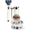 Muhle Scheerset Fusion Sophist Porselein (4-delig) Muhle Scheerset Fusion Sophist Porselein (4-delig)