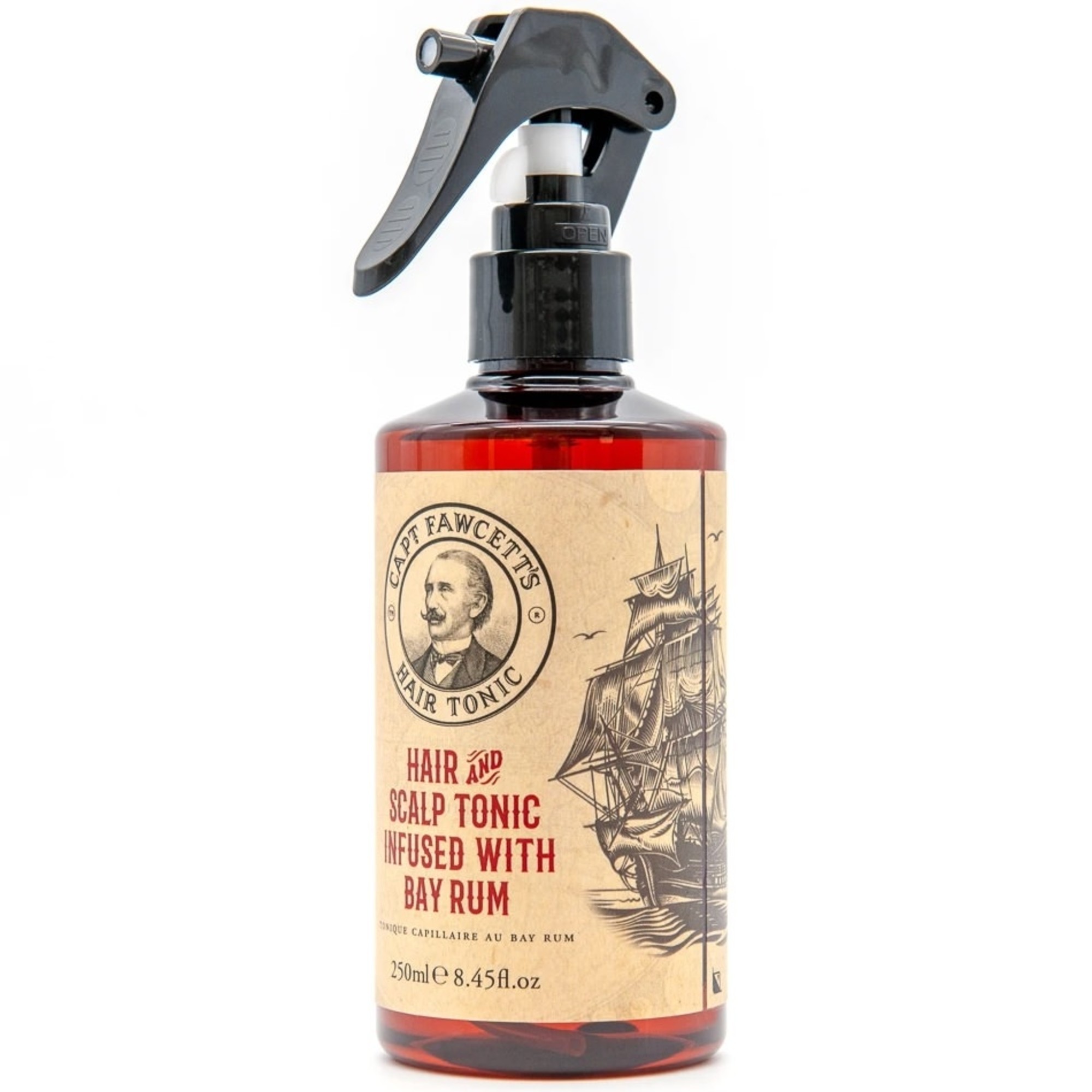 Captain Fawcett Bay Rum Hair Tonic 250 ml Mannenzaak.nl