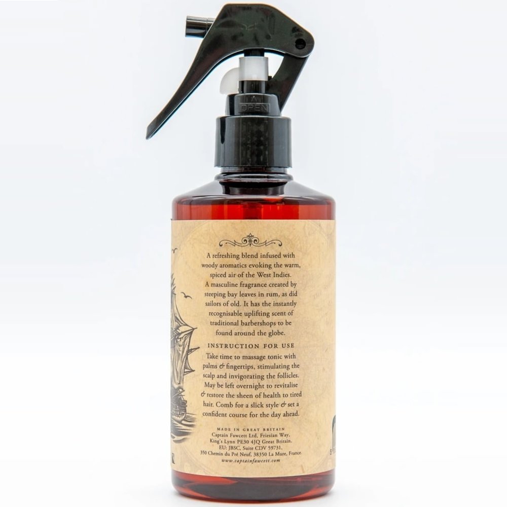 Captain Fawcett Bay Rum Hair Tonic 250 ml Mannenzaak.nl
