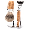 Muhle Kosmo Scheerkwast & Razor Standaard Chroom Muhle Kosmo Scheerkwast & Razor Standaard Chroom
