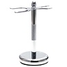 Rockwell Razors Scheerkwast & Razor Standaard White Chrome Rockwell Razors Scheerkwast & Razor Standaard White Chrome