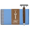 Fatip Safety Razor Walnut Wood - Open Kam Fatip Safety Razor Walnut Wood - Open Kam