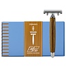 Fatip Safety Razor Zebrano Wood - Open Kam Fatip Safety Razor Zebrano Wood - Open Kam