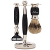 Truefitt & Hill Scheerset Mach3 Edwardian Zwart (3-delig) Truefitt & Hill Scheerset Mach3 Edwardian Zwart (3-delig)