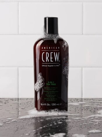 American Crew 3 in 1 Tea Tree 250 ml Mannenzaak
