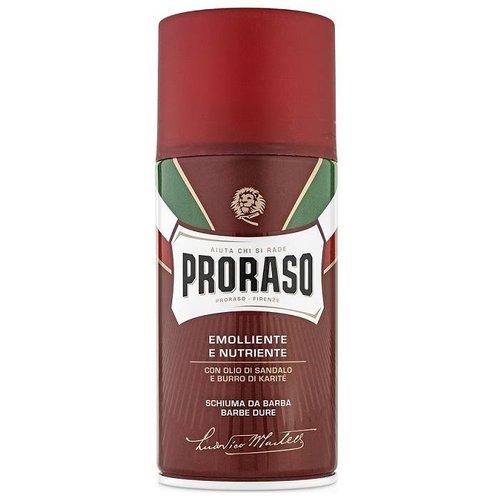 Proraso Red Sandalwood Scheerschuim 300 ml Proraso Red Sandalwood Scheerschuim 300 ml