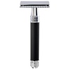 Edwin Jagger Rubber Coating Double Edge Safety Razor Zwart Edwin Jagger Rubber Coating Double Edge Safety Razor Zwart