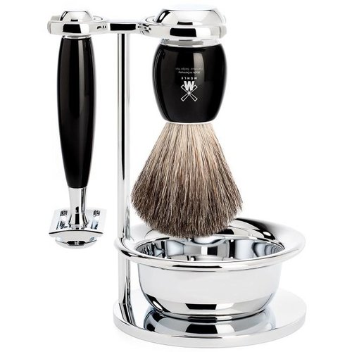 Muhle Scheerset Vivo Zwart (4-delig) Muhle Scheerset Vivo Zwart (4-delig)