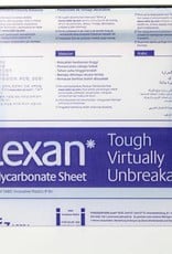 MakerBeam - 10mmx10mm 1 piece polycarbonate sheet, 300mmx200mmx3mm, transparent