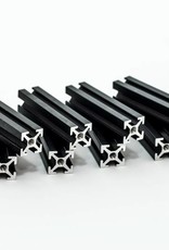 MakerBeam - 10mmx10mm 8 pieces of 40mm black anodised MakerBeam