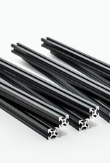 MakerBeam - 10mmx10mm 8 pieces of 200mm black anodised MakerBeam