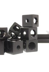 MakerBeam - 10mmx10mm 12 pieces of MakerBeam Corner Cube Black