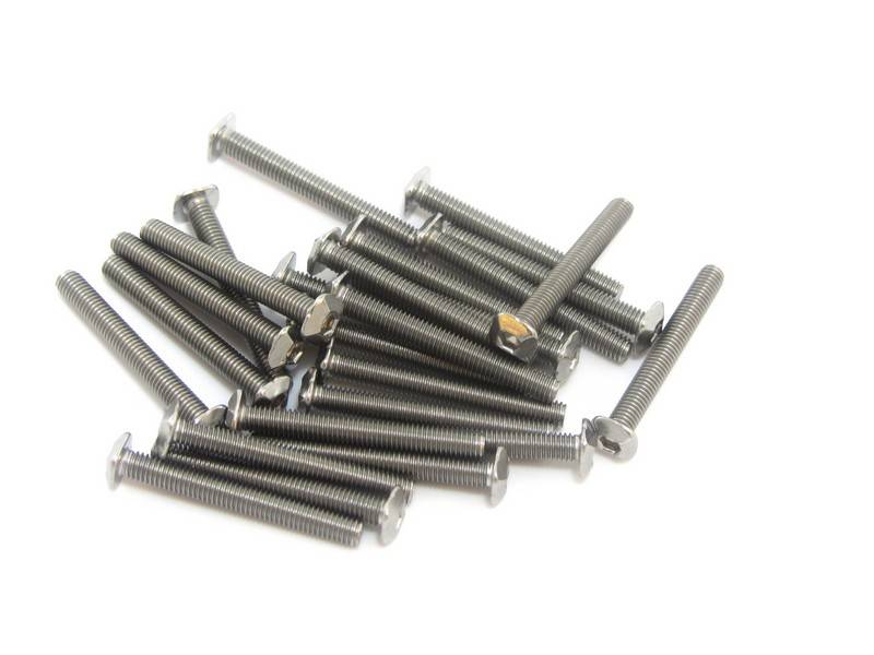 MakerBeam - 10mmx10mm 25 pieces, M3, 25mm, MakerBeam square headed bolts with hex hole