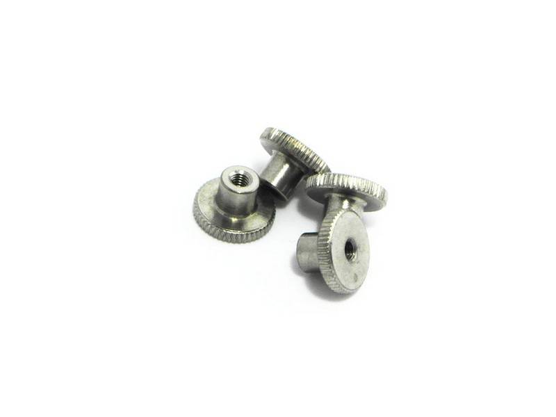 MakerBeam - 10mmx10mm 4 pieces, M3 knurled nuts compatible with both MakerBeam and OpenBeam bolts