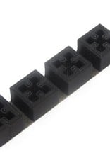 MakerBeam - 10x10mm aluminum profile 4 pieces of black 3D Printed End Caps for MakerBeam