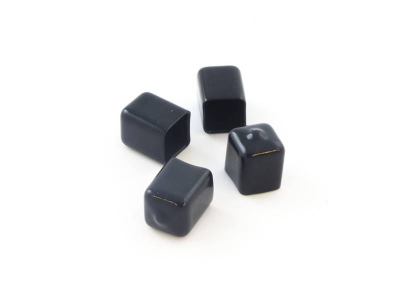 MakerBeamXL - 15mmx15mm Vinyl End Caps Black for MakerBeamXL and  OpenBeam