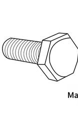 OpenBeam - 15mmx15mm 100 pieces, M3, 12mm, hexagon head bolts for 15x15mm ( MakerBeamXL and OpenBeam)