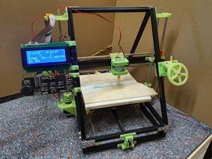 CNC video 3 of 3 - 3D Andy's starter kit 3D printer - plotter - CNC