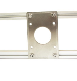 MakerBeam - 10mmx10mm NEMA 17 stepper bracket (1p) for MakerBeam