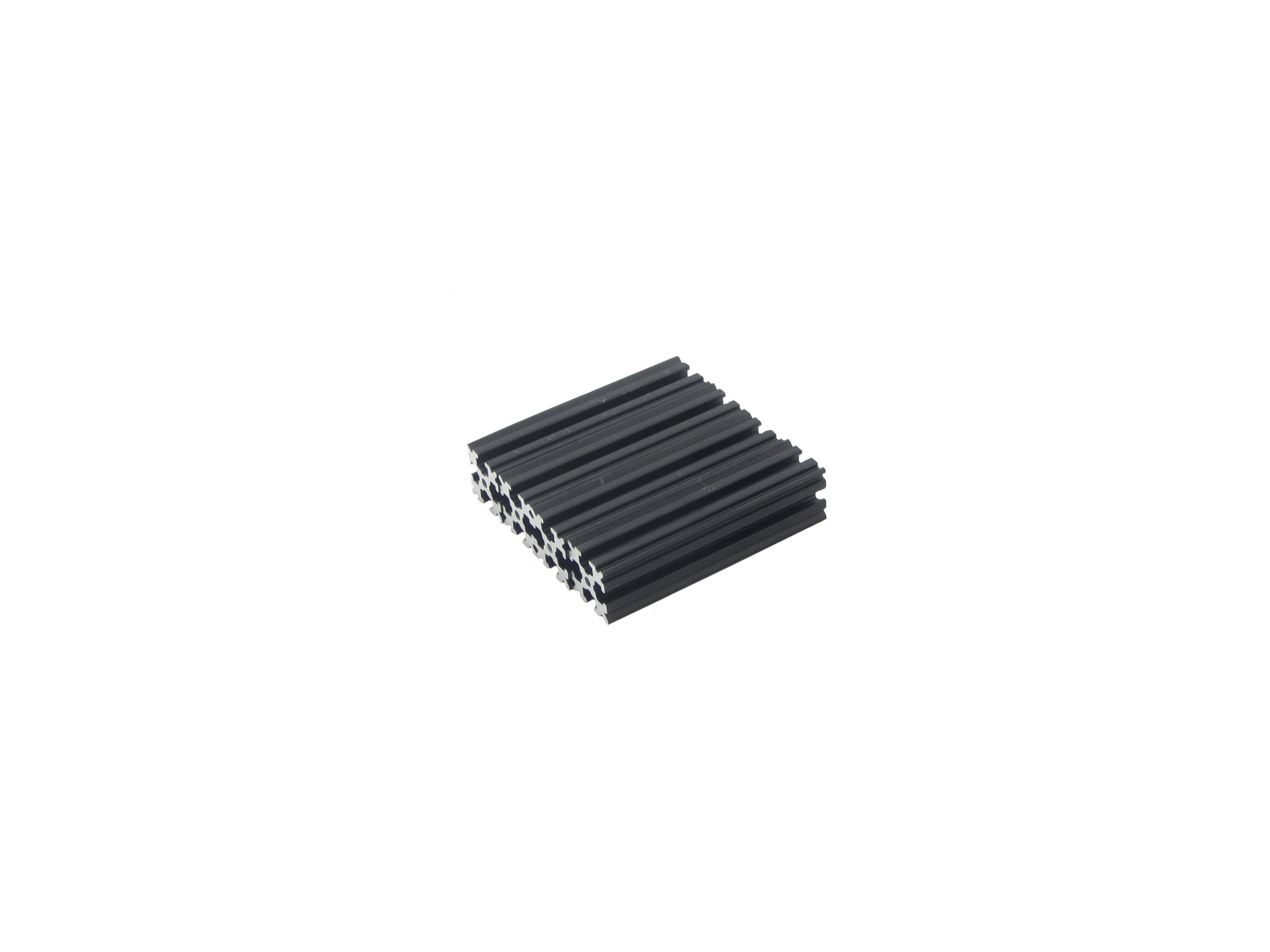 OpenBeam - 15mmx15mm 4 pieces of 60mm black anodised OpenBeam