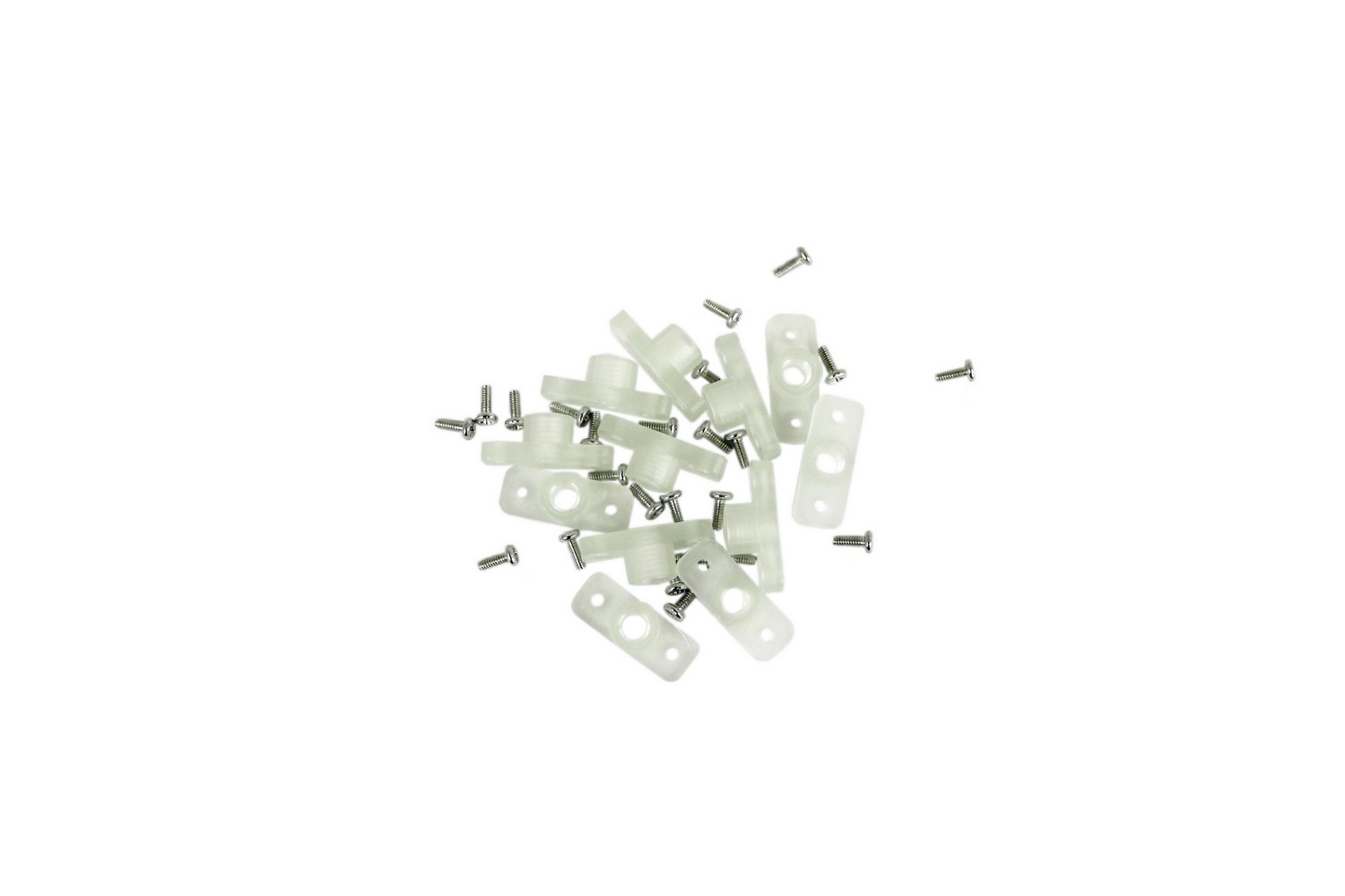 1 bag contains 12 black standoffs for MakerBeamXS and screws