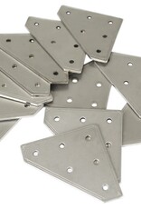 MakerBeamXL - 15mmx15mm 12 pieces triangle bracket for MakerBeamXL