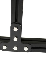 MakerBeamXL - 15mmx15mm 12 pieces black anodised T bracket  for MakerBeamXL