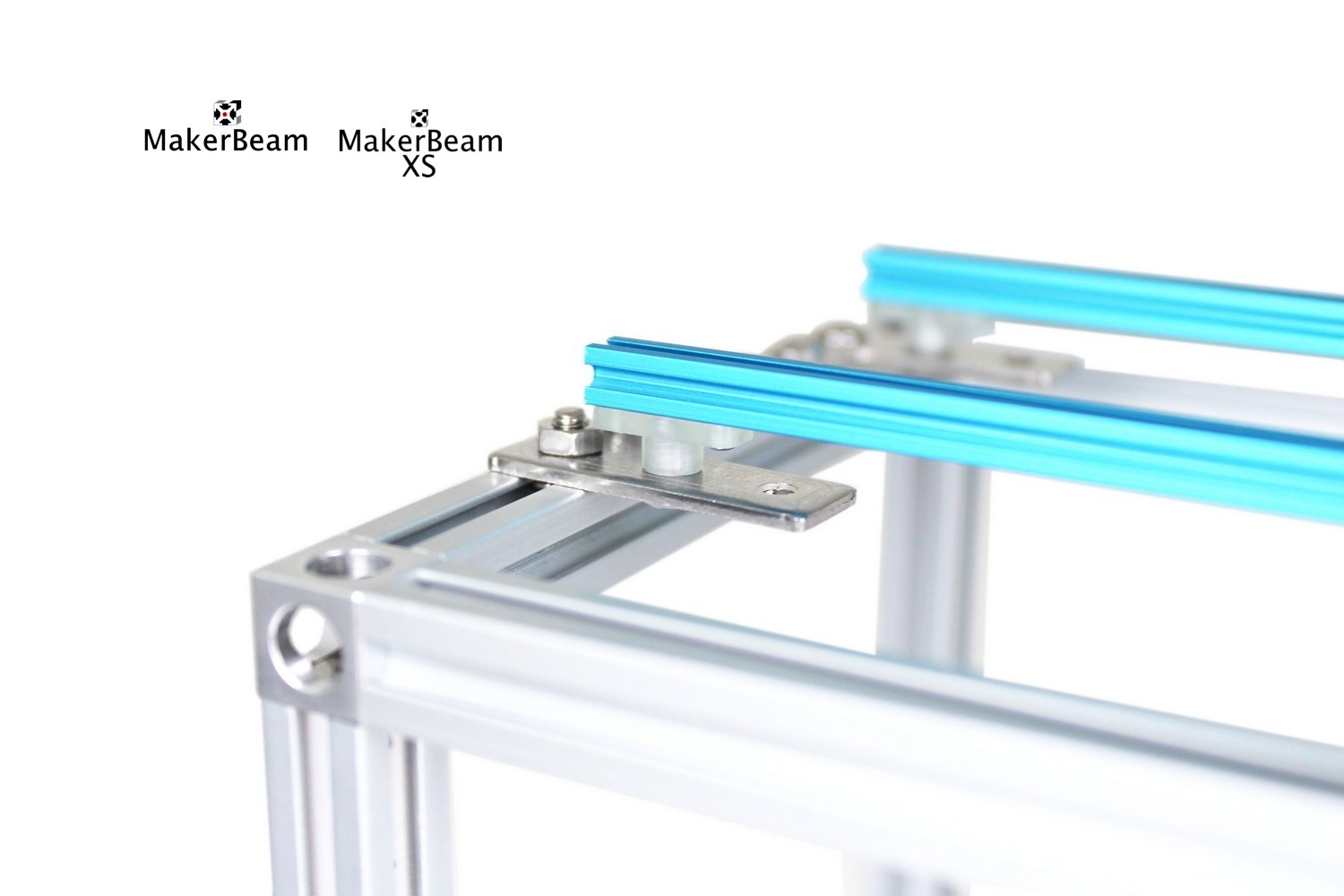 MakerBeamXS - 5mmx5mm standoff clear for MakerBeamXS